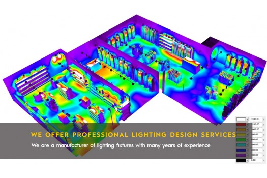 We offer professional lighting design services